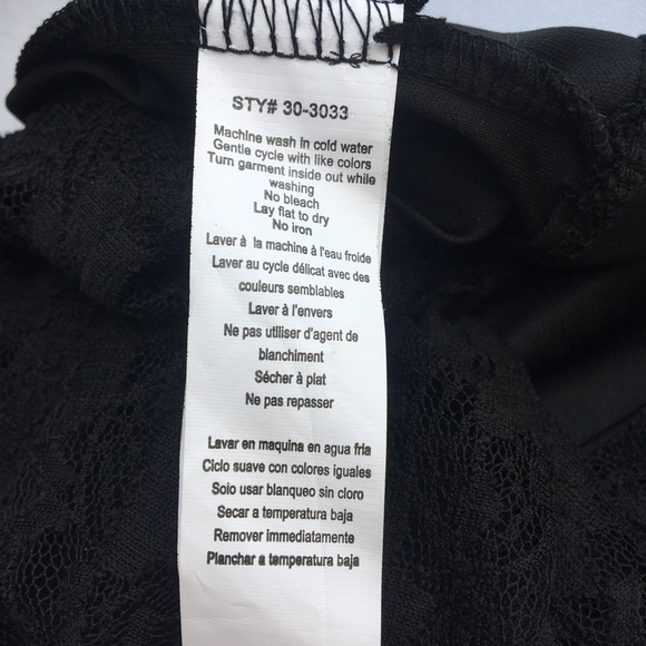 Streetwear Society Dress Womens Small Little Black Lace Sleeveless Scoop Neck - Picture 5 of 13